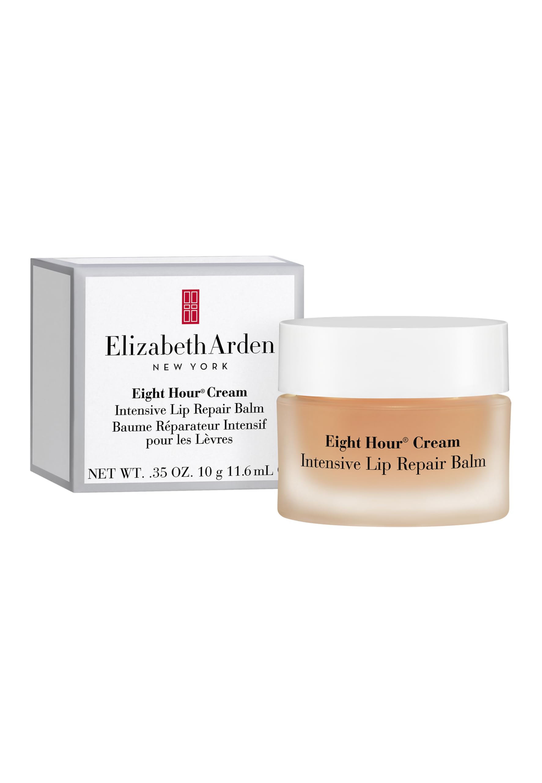 Eight Hour Cream Intensive Lip Repair Balm, Moisturizer for Dry Lips with Shea Butter, Vitamin E & Antioxidants, 0.35 oz