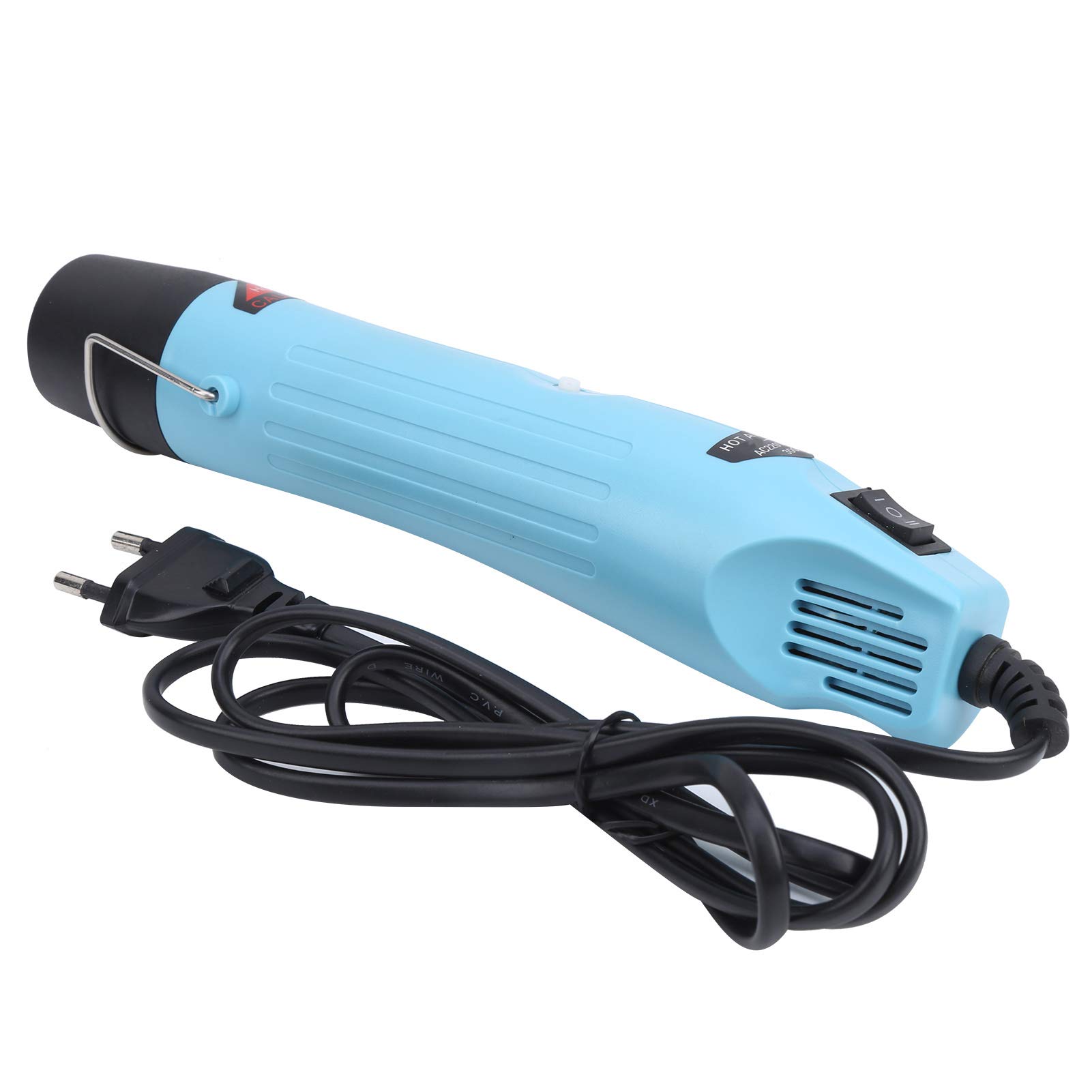 Pistolet Air Chaud 300W Température Variable 60-210°C avec Buses pour Soudage Désoudage Prise EU 220V