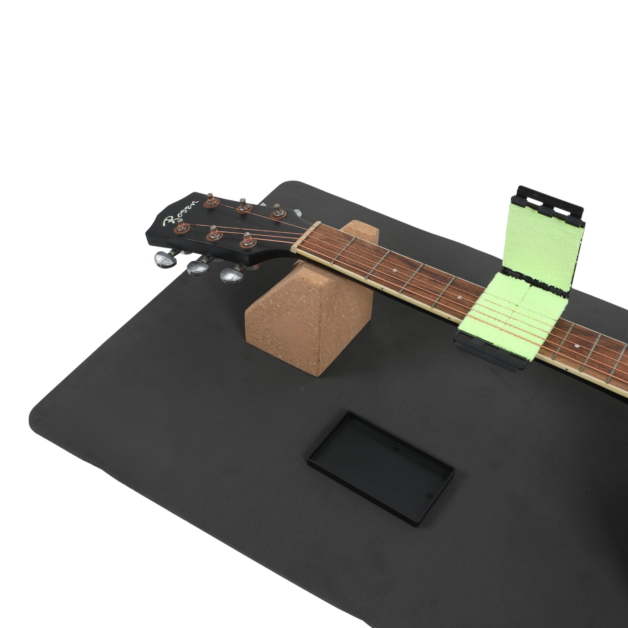 IRSTBL, 104 × 44 cm Guitar Work Mat & Adjustable Cork Neck Rest, Non-Slip Repair Cradle for Acoustic Electric - Image 2