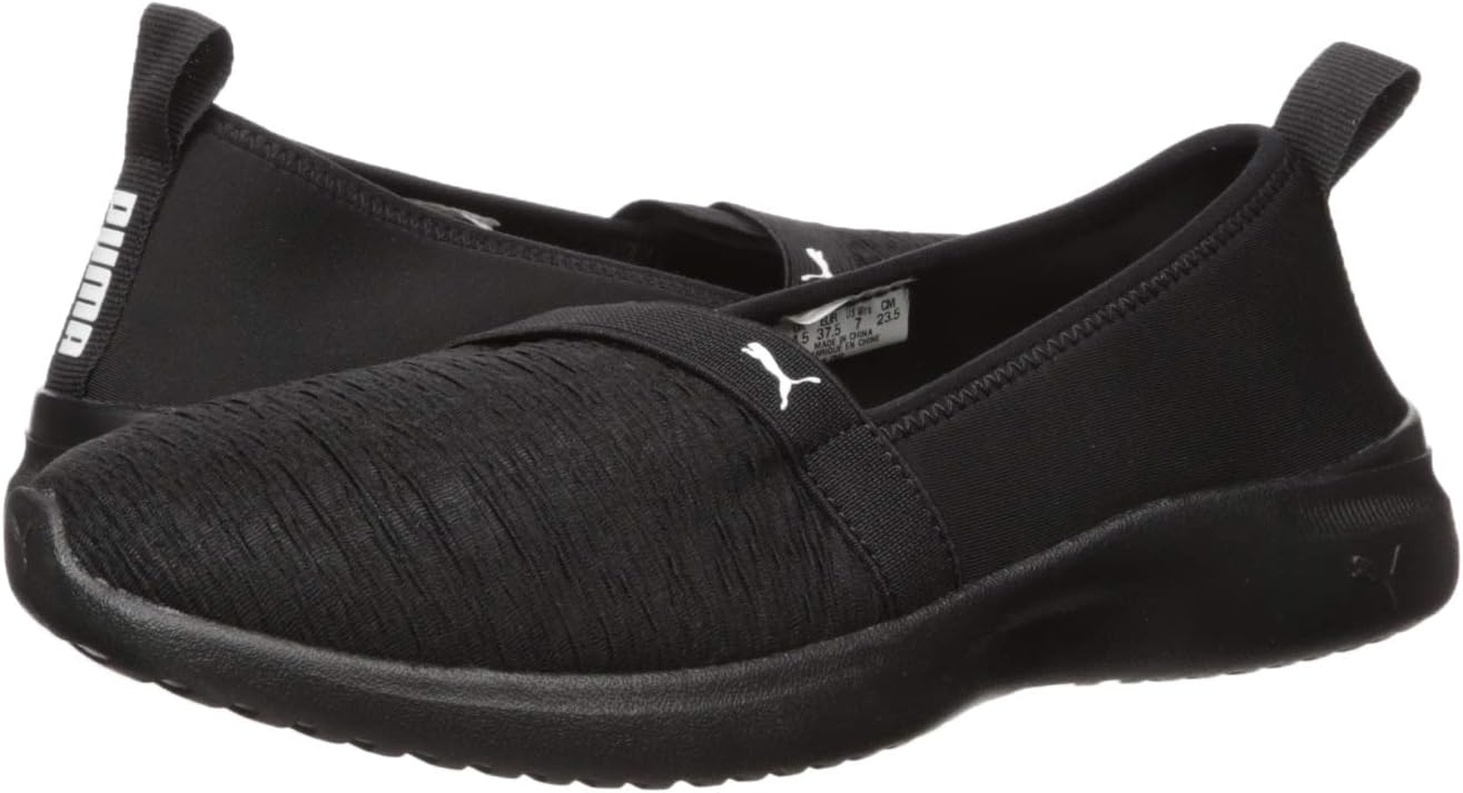 PUMA Women's Adelina Sneaker 10.5 Puma Black- Puma White