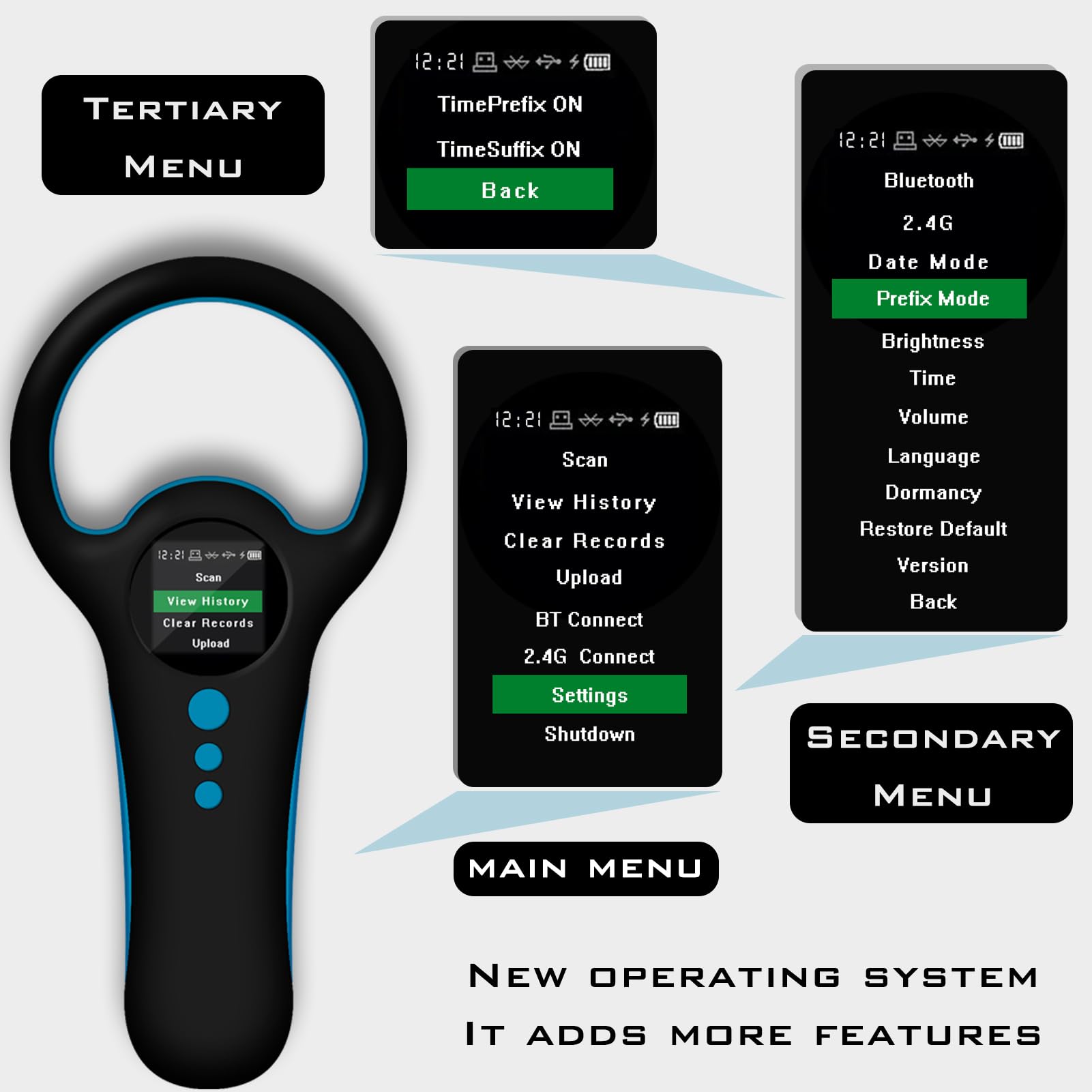 Smoostart Multifunction Bluetooth Microchip Scanner, Pet Microchip Reader With Latest operating system - Image 2