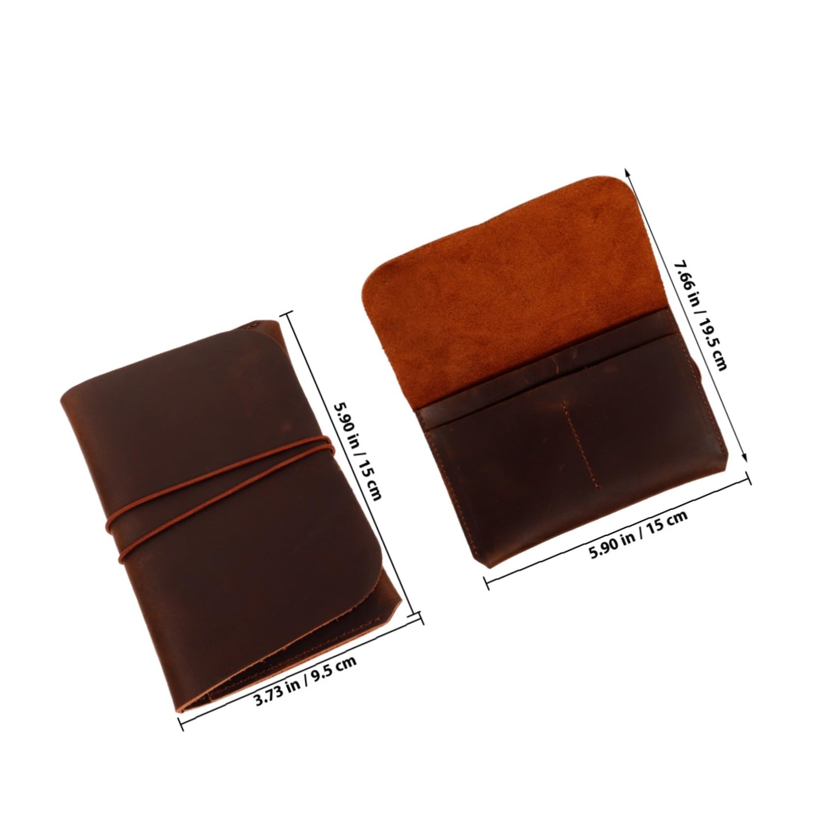 Funda para Pasaporte de Cuero Auténtico Almacenamiento y Protección, Diseño Delicado y Reutilizable Adecuado para Viajes