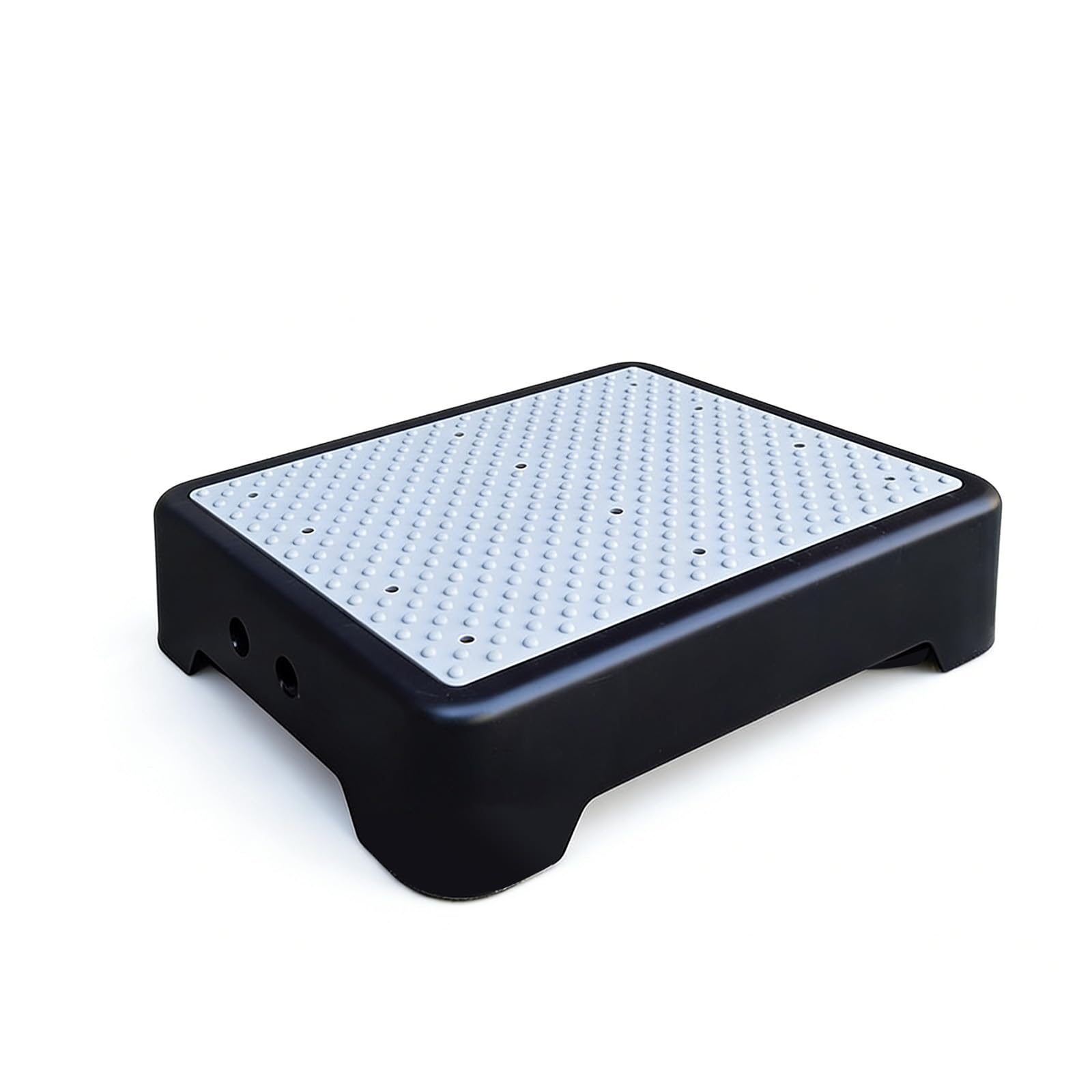 Antideslizante semiescalón escalón interior exterior 200 kg ayuda ascenso portátil taburete cama escaleras negro luminoso