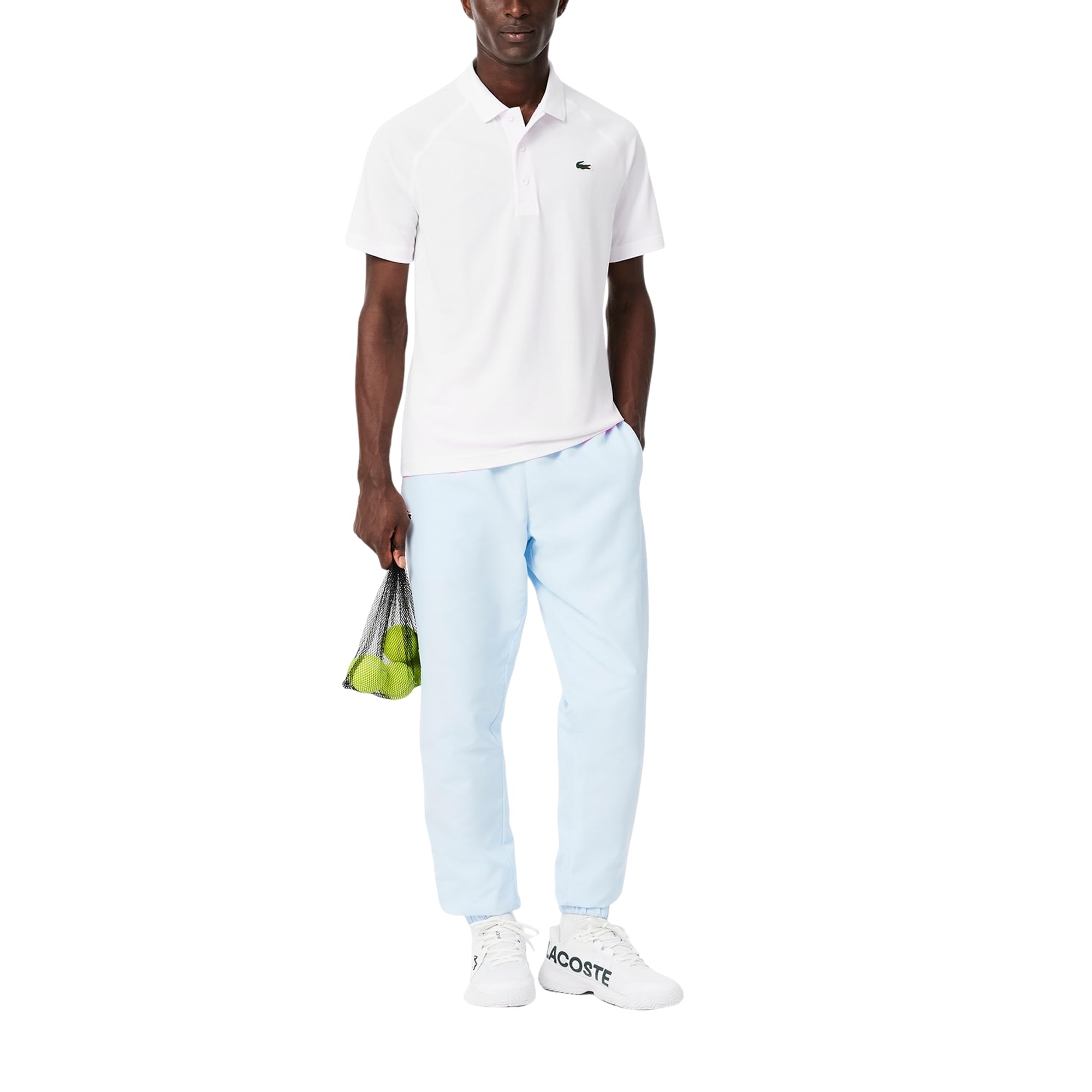 Lacoste Sport Short Sleeve Ultra Dry Raglan Sleeve Polo Maglia Golf Uomo (Pacco da 1)
