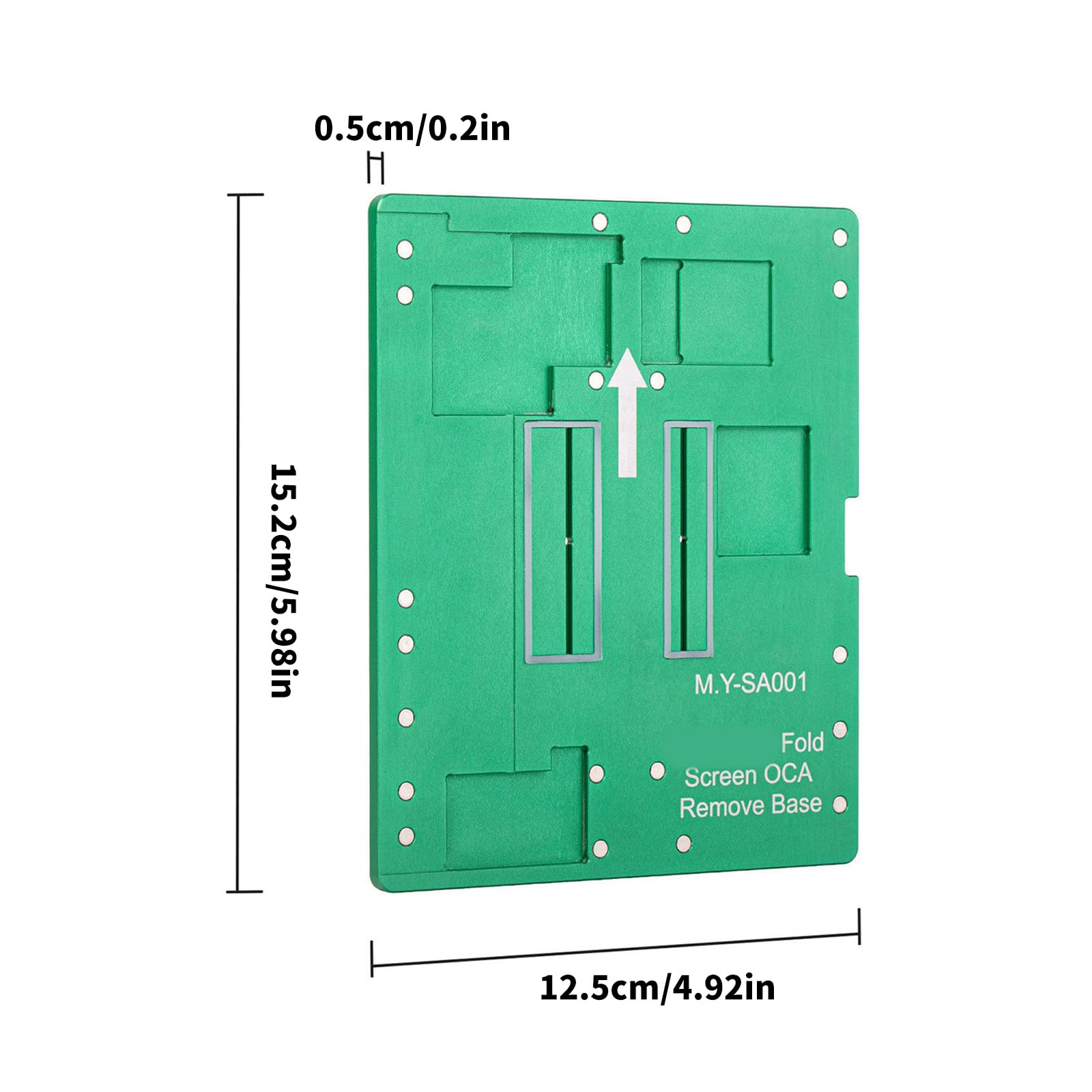 Schermo del telefono pieghevole in alluminio Colla Strumento separazione Colla per schermo Rimozione Stampo separazione Strumento riparazione per smontaggio Rimozione del telefono