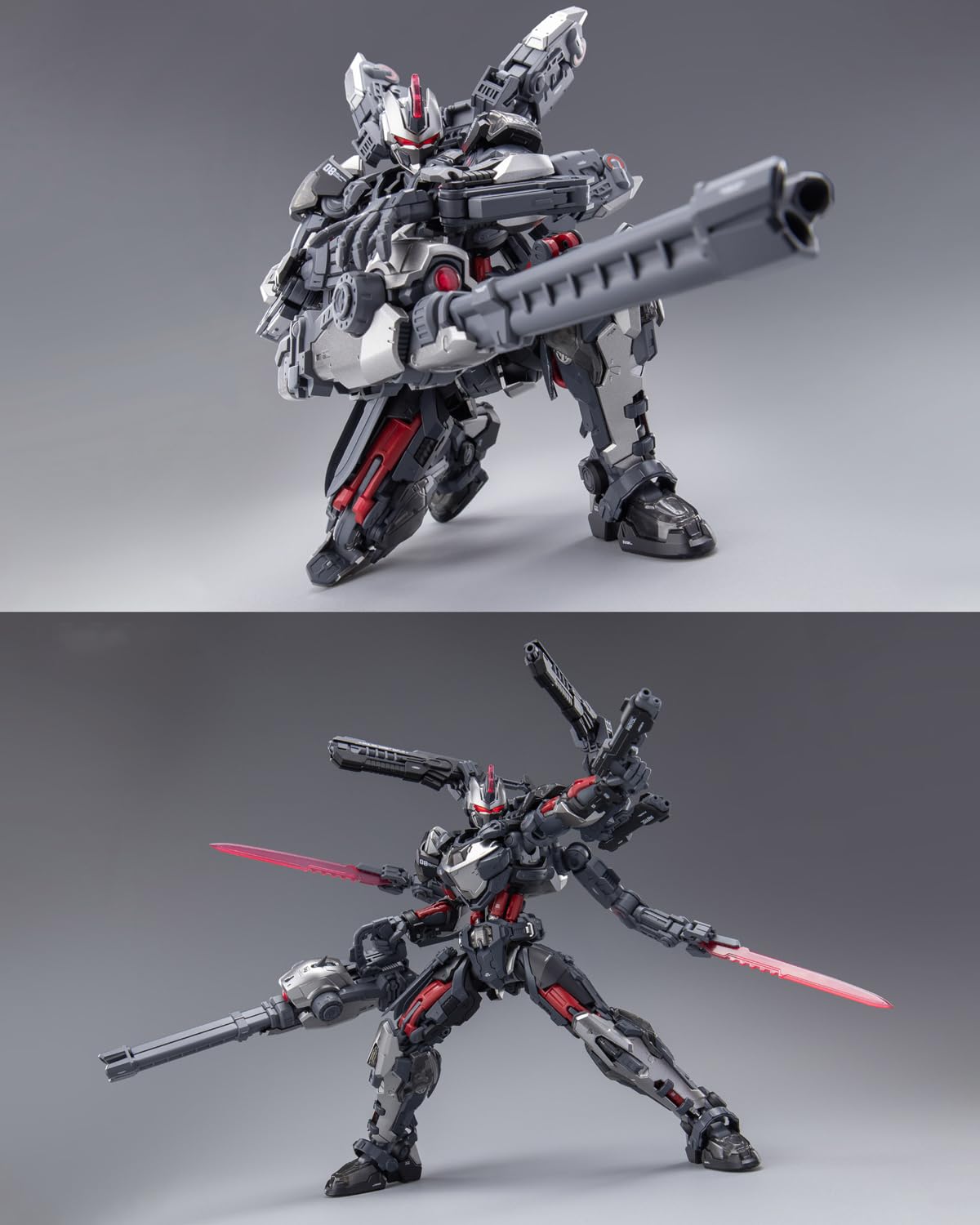 GWTCTOY Plastik-Actionfiguren-Bausätze, Tastier Set mit Gpe Mechanischem Hund, 19 cm Mecha-Modell, 1:10 Sammlerfigur, leicht zusammenzubauen