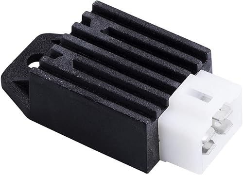 Miniatura 4 de CNCMOTOK CDI Box - Regulador de voltaje de relé solenoide de bobina de encendido con bujías (juego de 5) para motocross ATV de 50 cc, 70 cc, 90 cc,