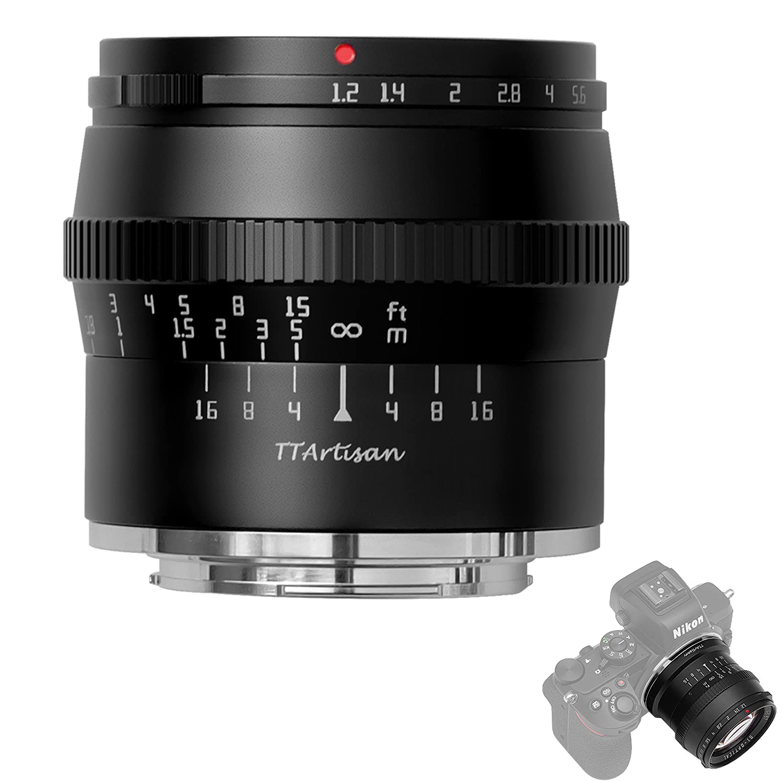 TTARTISAN 50mm F1.2 Objektiv APS-C Kameras Objektiv Manueller