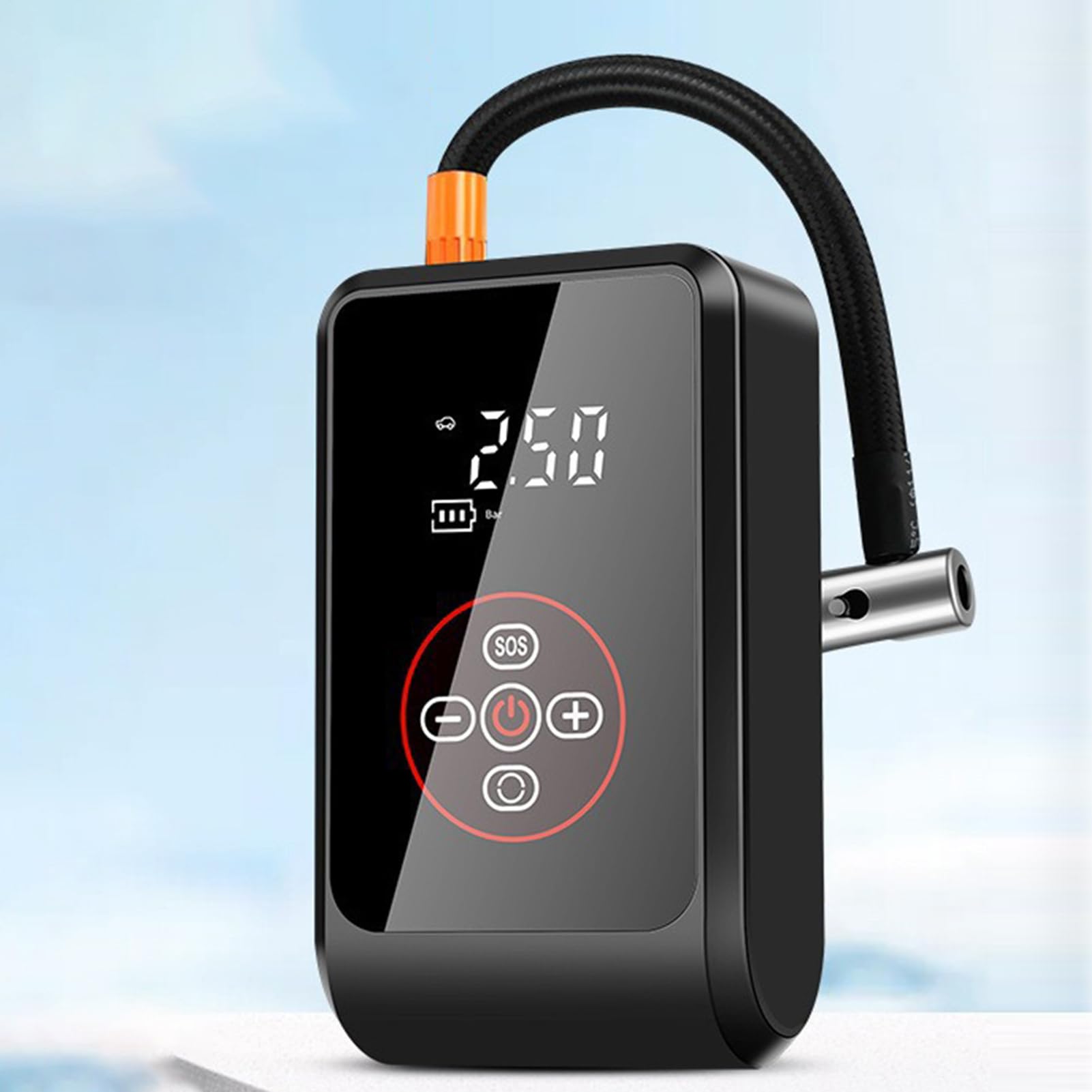 Gonfiatore Pneumatici Portatile Pompa Ricaricabile Auto con e Schermo LED