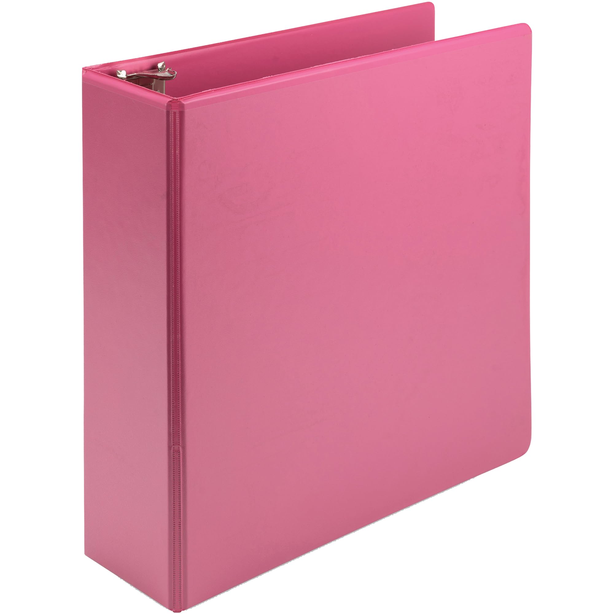 Samsill Plant-Based 3 Inch Durable Round Ring, View Binder, Eco-Friendly, USDA Certified Biobased, Single, Bright Pink