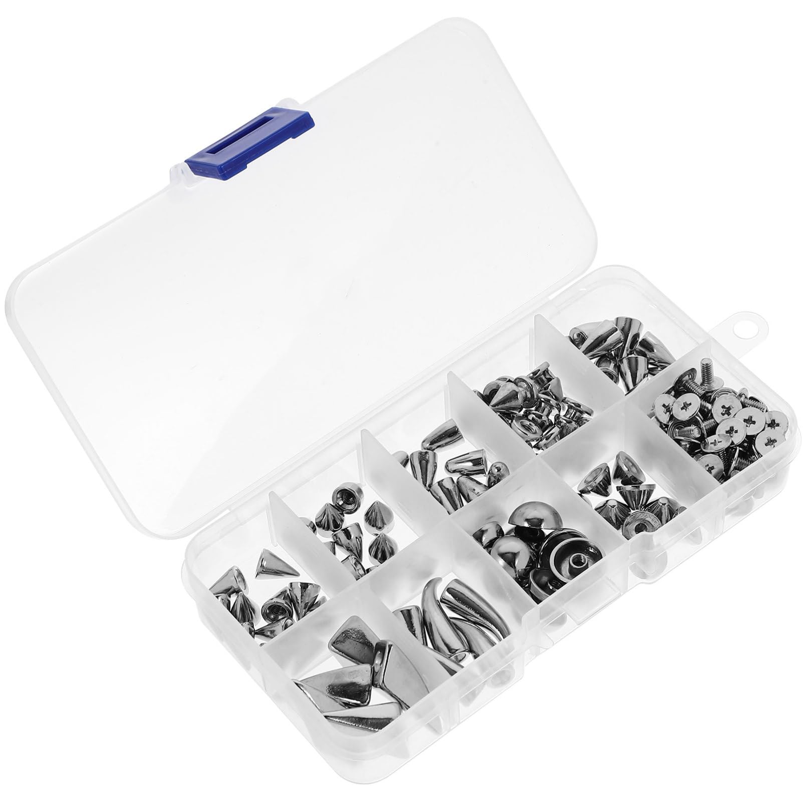 Lurrose Diy Punk Nieten Set Alloy Spikes Für Kleidung Taschen Und Schuhe Einfache Installation Und Langlebige Dekoration Für Leder Und Textilien