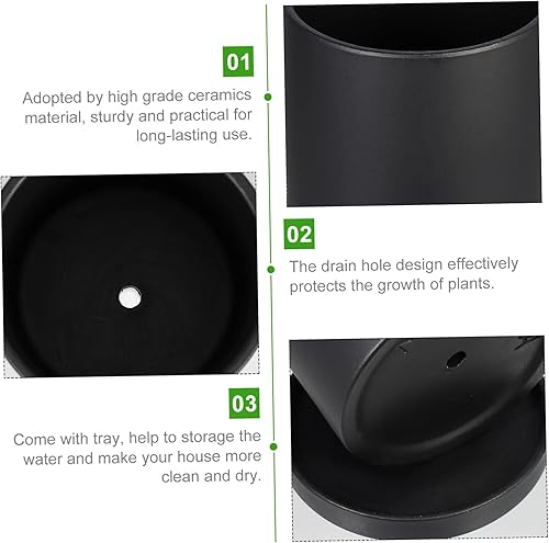 Miniatura 4 de 1 maceta de cerámica mate para bonsái