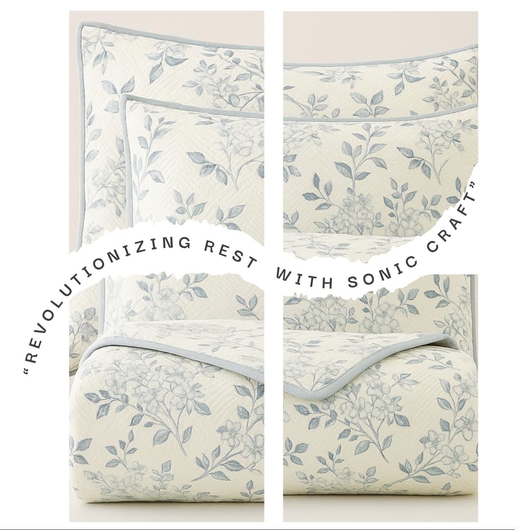 BSB HOME Ultrasonic Quilted Comforter Set - King Size -3