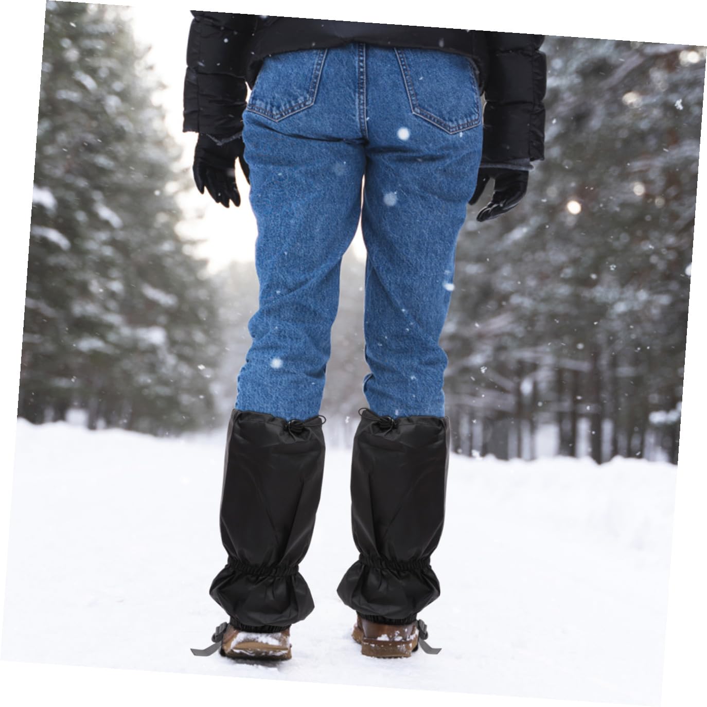 Sosoport 6pièces Guêtres De Randonnée Réglables Et Imperméables des Jambes pour Activités Extérieures Accessoire pour Camping Et Trekking