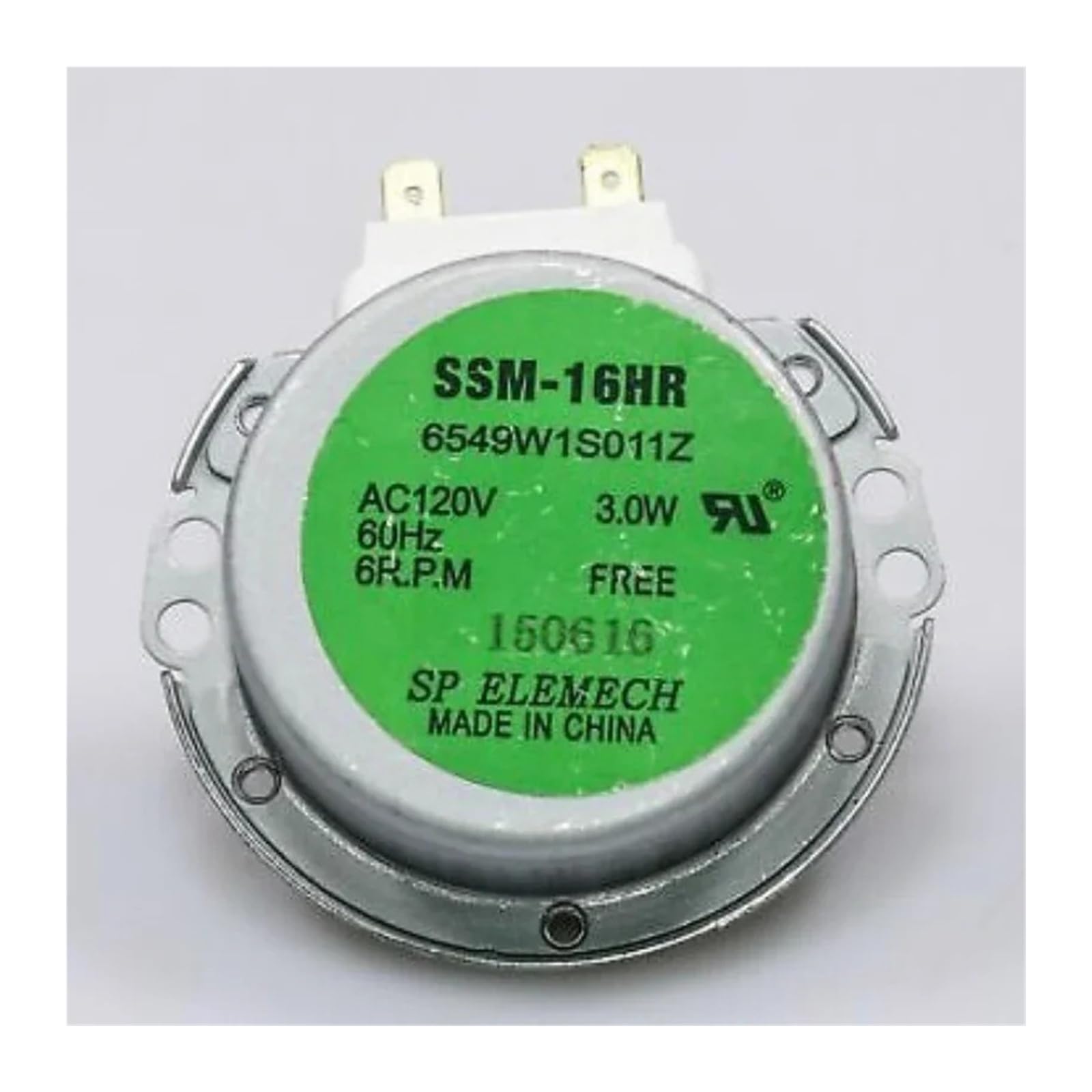 6549W1S011Z Motor Giratorio For Microondas SSM-16HR, Reemplazo Y Mantenimiento De Microondas Motor De Plato Giratorio For Accesorios De Horno Microondas(1pcs)