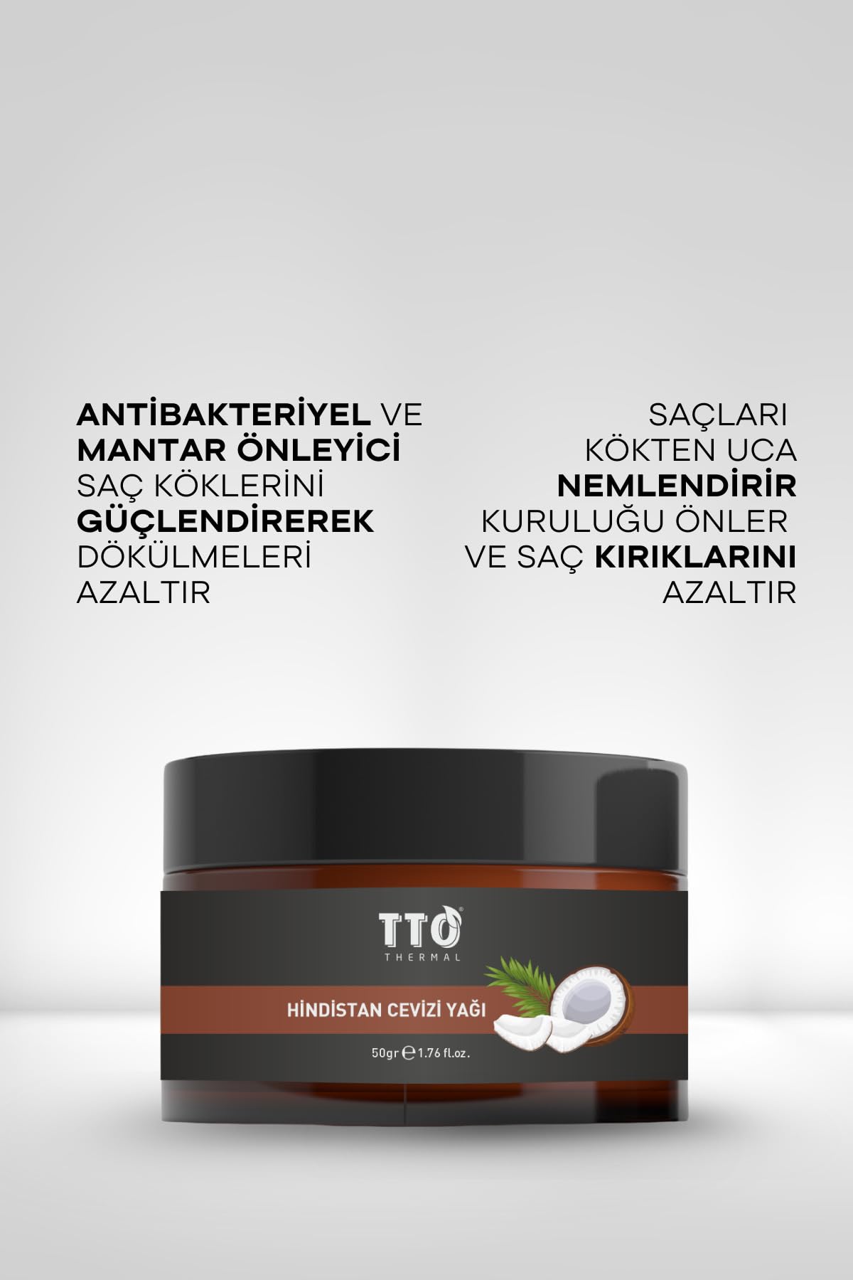 TTO Thermal Hindistan Cevizi Yağı – Besleyici & Yenileyici Saç & Cilt Yağı 10 Ml