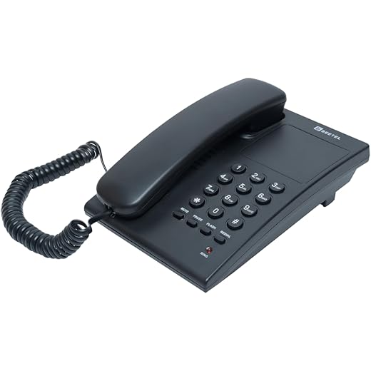 Beetel G10 Corded Landline Phone Black