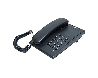 Beetel G10 Newly Launched, Corded Landline Phone, Ringer LED Indication, Desk and Wall Mountable, 3 Step Ringer Volume Control, Tone/Puls/Flash/Pause/Redial, TEC Certified (G10 Black) - image, photos