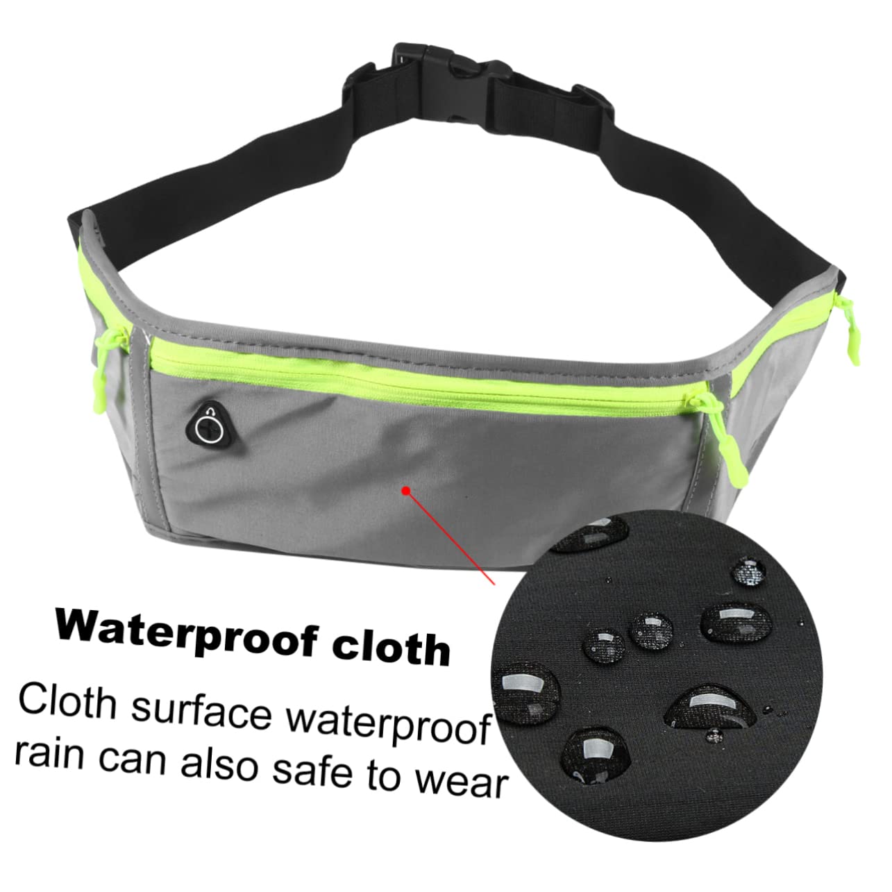 Yardwe 3stücke Laufgürtel Für Smartphone Wasserdichter Fächer Sportgürtel Leicht Atmungsaktiv Reflexmaterial Für Beim Joggen Für Outdoor-aktivitäten
