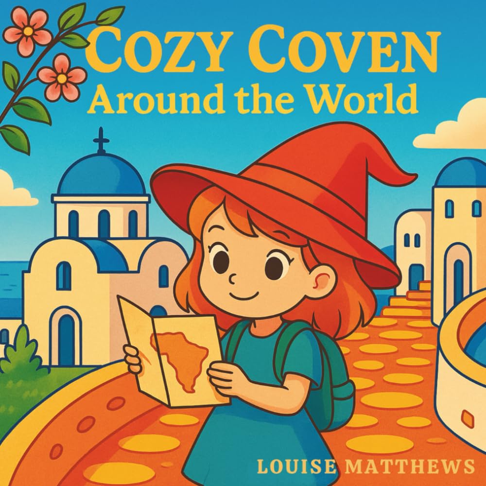 Cozy Coven Around The World: A Whimsical Witchy Colouring Book: Explore magical corners of the world with a cosy coven of little witches in this delightful travel-themed colouring adventure!