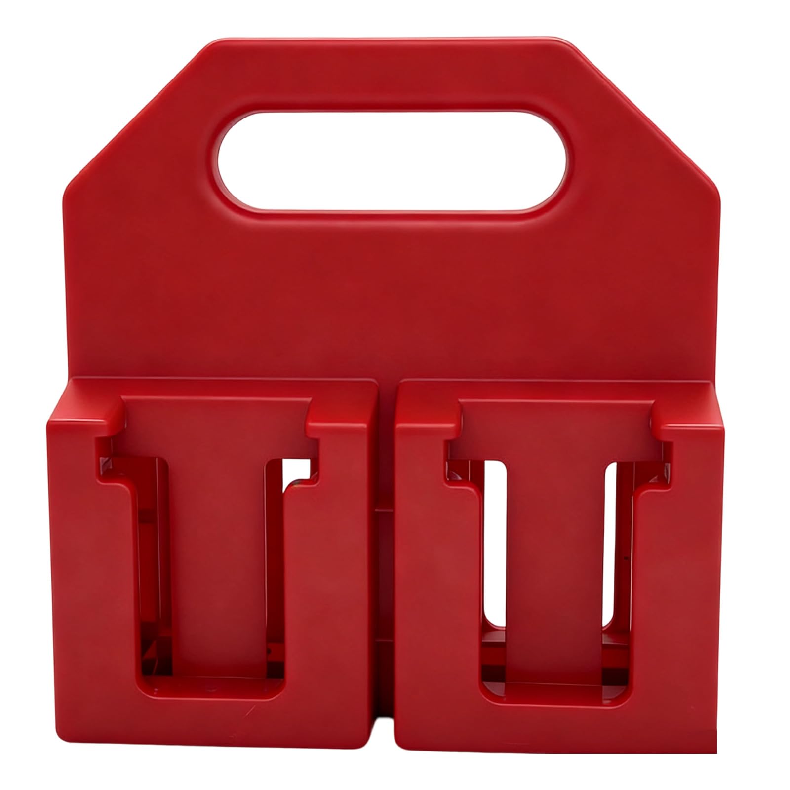 Piceioep Abs Battery Holder Featuring Carrying Handle For Secure Storage And Easy Transport Of 18V Tool Batteries Battery Stand