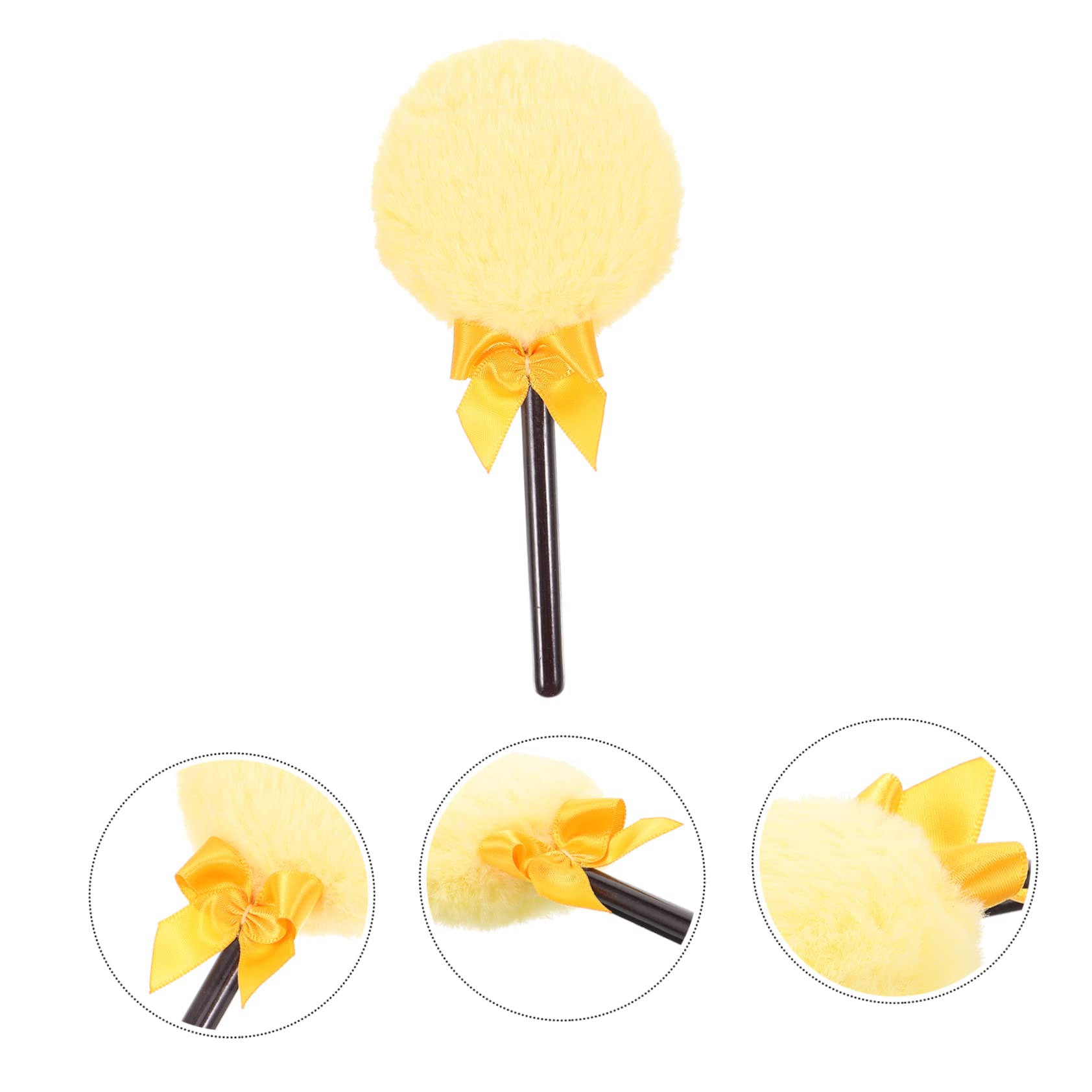 TOVINANNA Plush Powder Puff for Body Fluffy Makeup Puff with Bowknot Design for Loose Powder Application for Summer Use Packaging