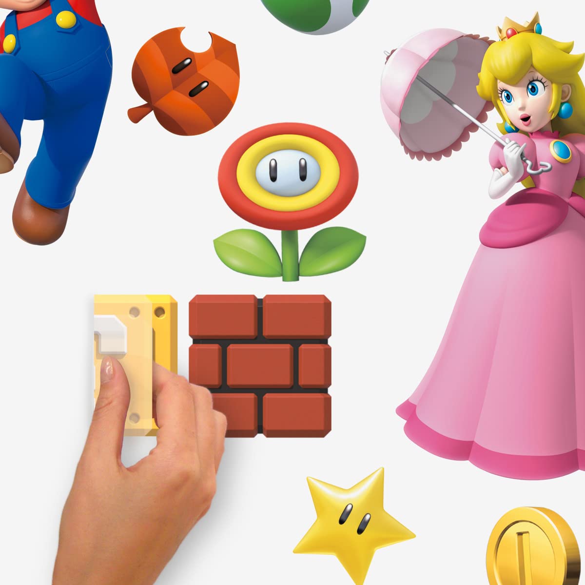 Snapklik.com : Super Mario Brothers Peel And Stick Wall Decals