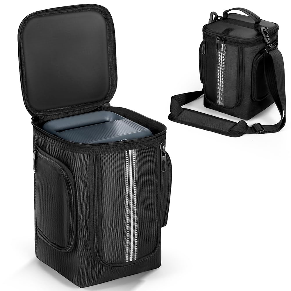Portable Power Station Carrying Case Bag Compatible with Anker C300/C300 Dc, Waterproof Travel Bag with Large Accessory Pocket & Shoulder Strap