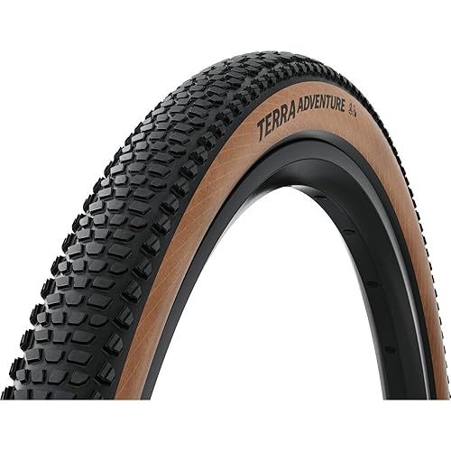 Continental Terra Adventure Tire - 700 x 50 Tubeless, Folding, Black / Transparent, Grip Trail Casing, E25