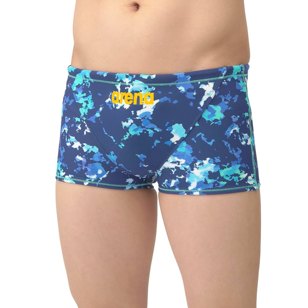 新品　アリーナ　トレーニングリミック　AS5SWM32M ブルー×グリーン アリーナ(arena) トレーニング水着 スパッツ トレーニング