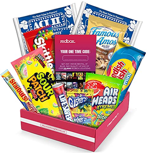 Amazon Com Redbox Movie Night Care Package With Popcorn Candy And Movie Rental For College Students Easter Gift Ideas Birthday Date Night Corporate Gifts And Finals From Grocery Gourmet Food Amazon Com Redbox Movie Night Care Package With Popcorn Candy And Movie Rental For College Students Easter Gift Ideas Birthday Date Night Corporate Gifts And Finals From Grocery Gourmet Food