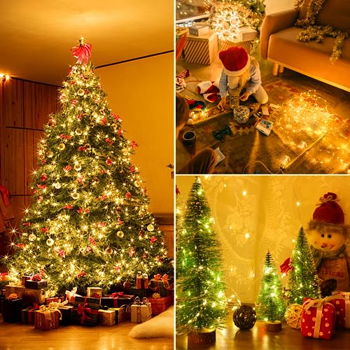 Mlambert USTX-BSL-33FT-WW-3 Pack 33Ft Fairy Lights Battery Operated With Remote And Timer, Waterproof Dimmable 8 Modes 100 Leds Twinkle Lights For Indoor Outdoor Decor thumb #7