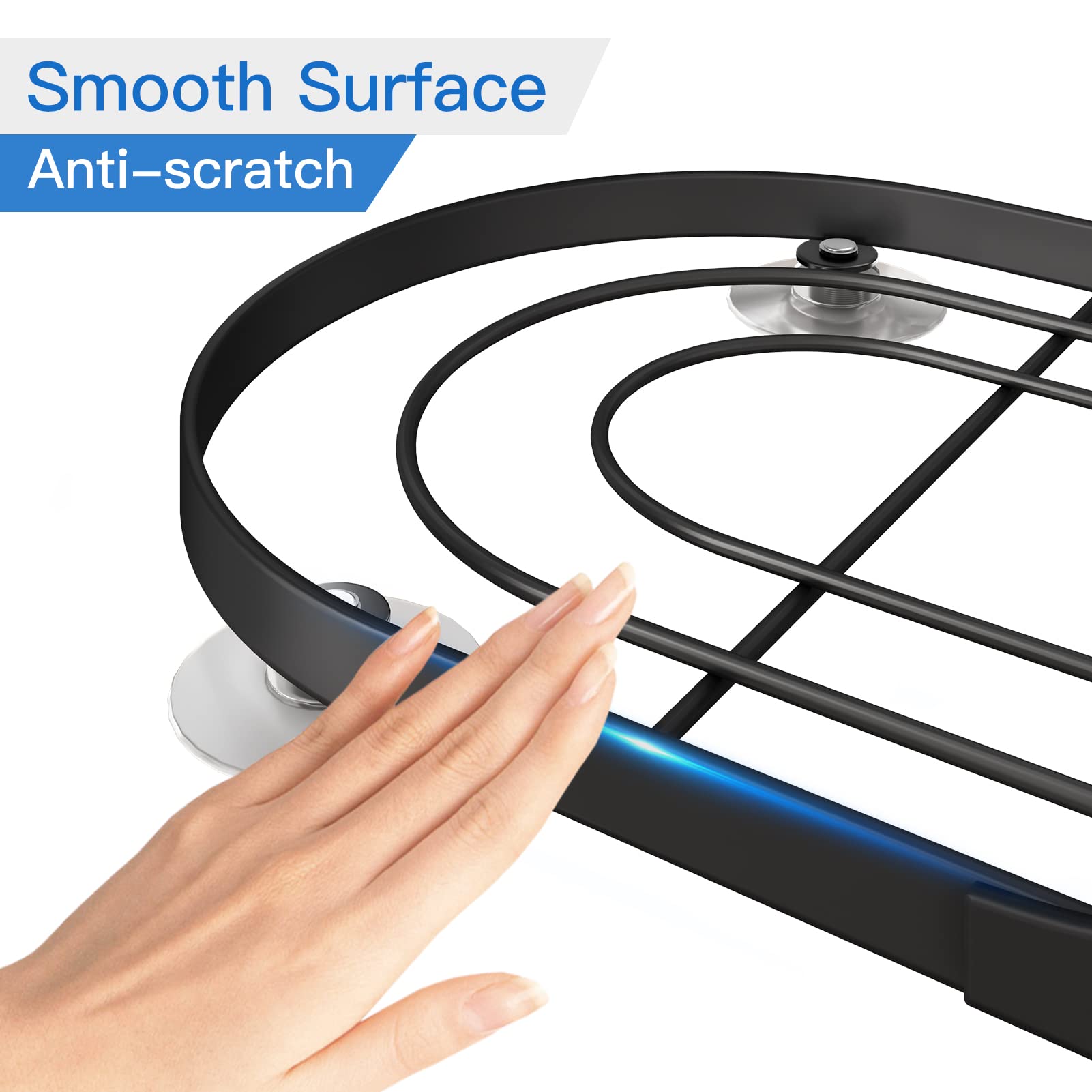 Pots and Pans Organizer for Cabinet, PXRACK 8 Tier Snap-on and Adjustable Pan Organizer Rack for Under Cabinet, Pot Organizer for Kitchen Organization & Storage, Rustproof Pot Lid Organizer (8 Tier)