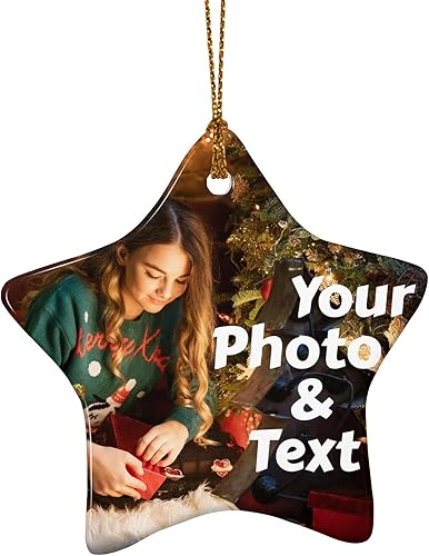 Miniatura 1 de Adornos de Navidad personalizados, adorno con foto personalizada, nuestro primer árbol de Navidad colgante 2023, decoración regalo para Navidad