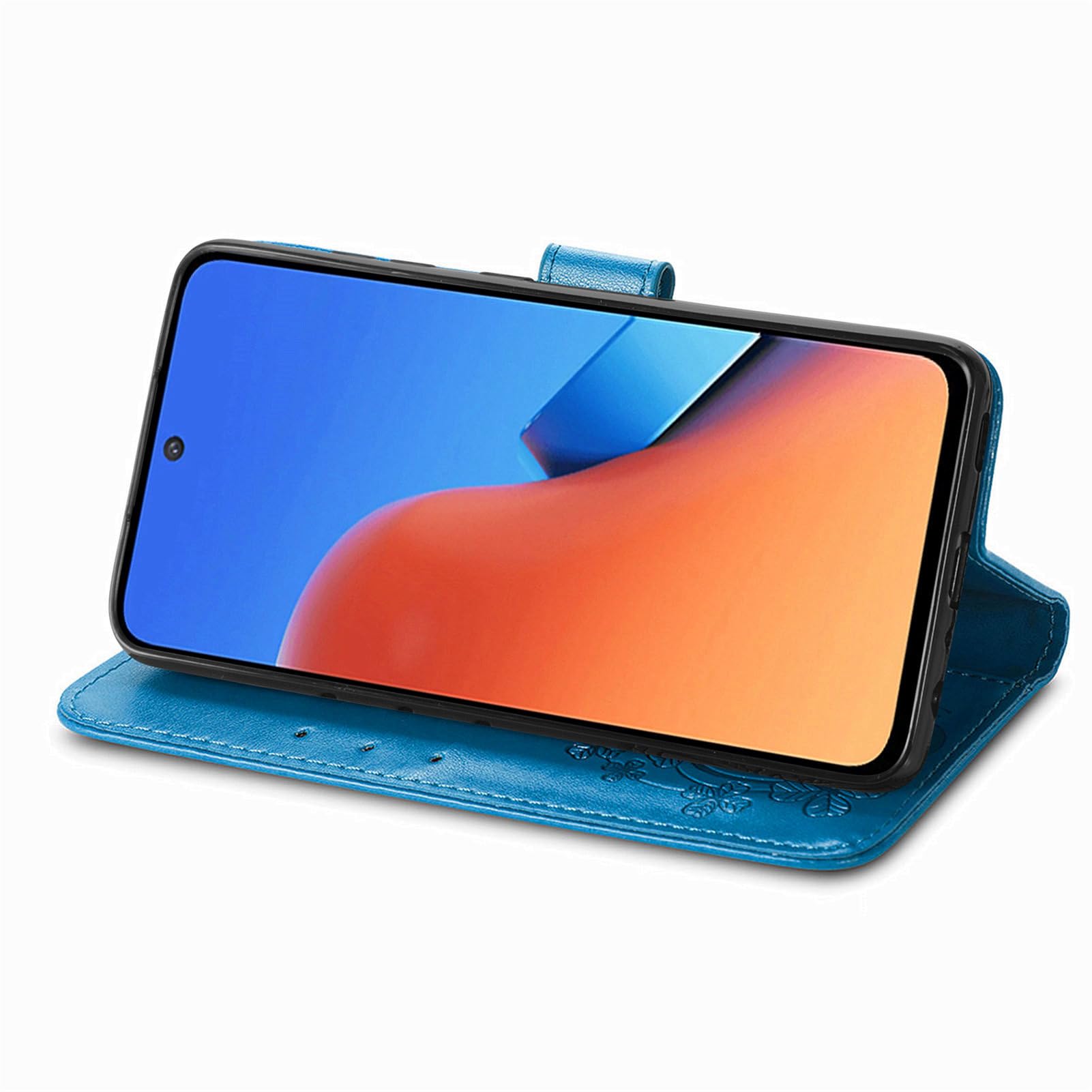 Redmi 12 5G スマートフォン 本体 ライトブルー 手帳型ケース付き Amazon.co.jp: に適用するXiaomi Redmi 12 5G ケース 手帳型 ノート