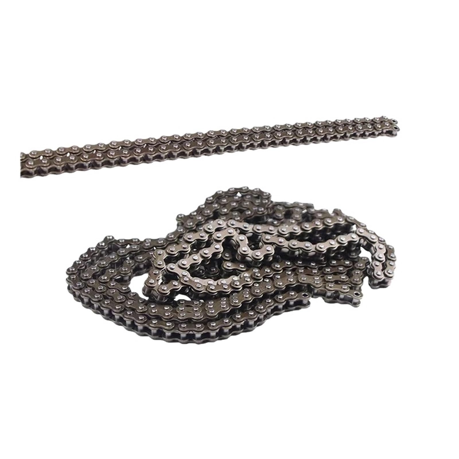 Catena a rulli 04C for pignone 04C | Catena di trasmissione in ferro con passo da 6,35 mm, 1/1,5/5 m for pignoni 04C(5 Meter)