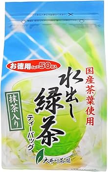 Amazon | 大井川茶園 お徳用 抹茶入水出し緑茶ティーパック 5g×50P
