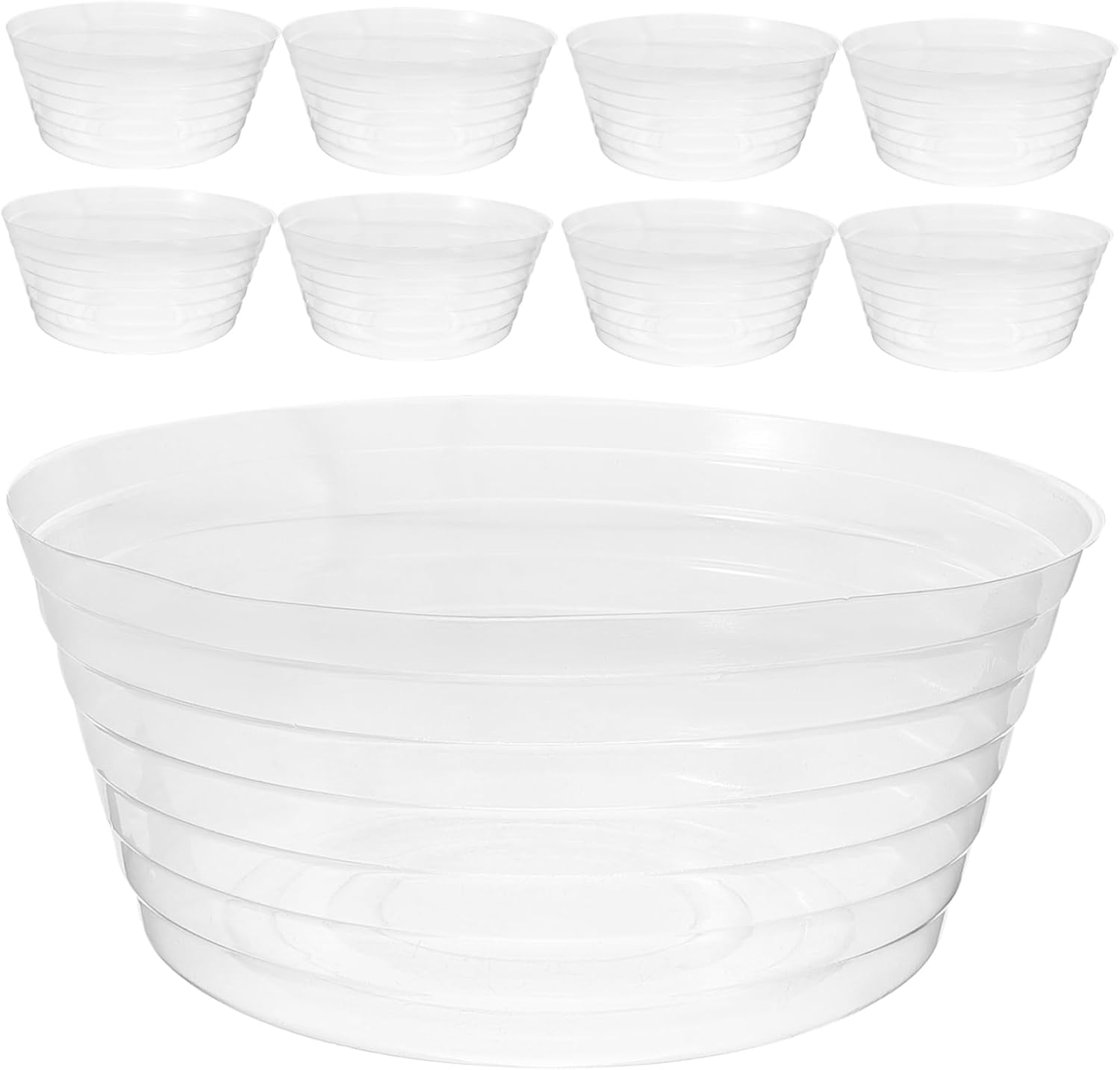 30pcs Flowerpot Liners Gardening Pot Saucers for Indoor and Outdoor Use for Planter Types Diameter High Hardness