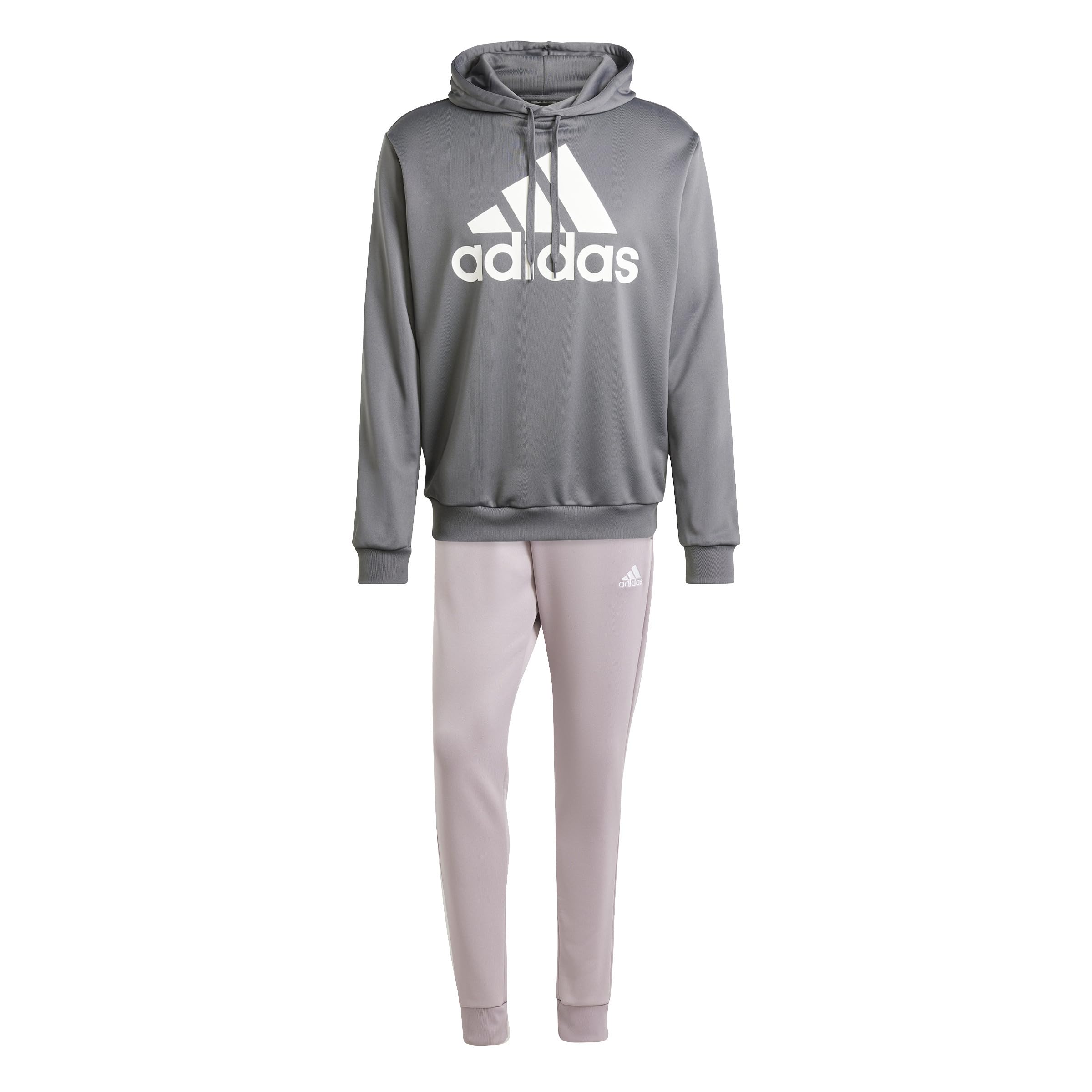 Adidas Sportswear Logo Print Tracksuit Grey