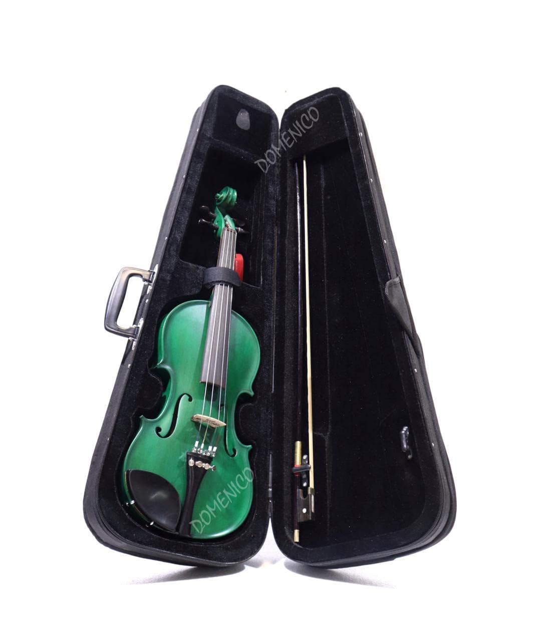 DOMENICO Handcrafted Solid Wood Acoustic Violin with Carrying Case,Rosin, Bow (4/4)-image-30