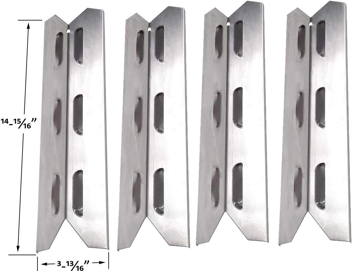 Heat Shield for BBQ Pro 146.16197210, 146.16198210, 146.34611410, Charbroil 640-01303702-3, Hamilton Beach 84131, 84241, 84131C Grill Models- 4Pack