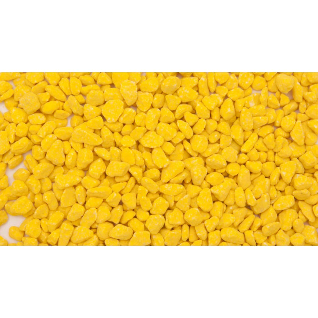 Unipac Aquarium Yellow Coloured Gravel Substrate Stones 20KG
