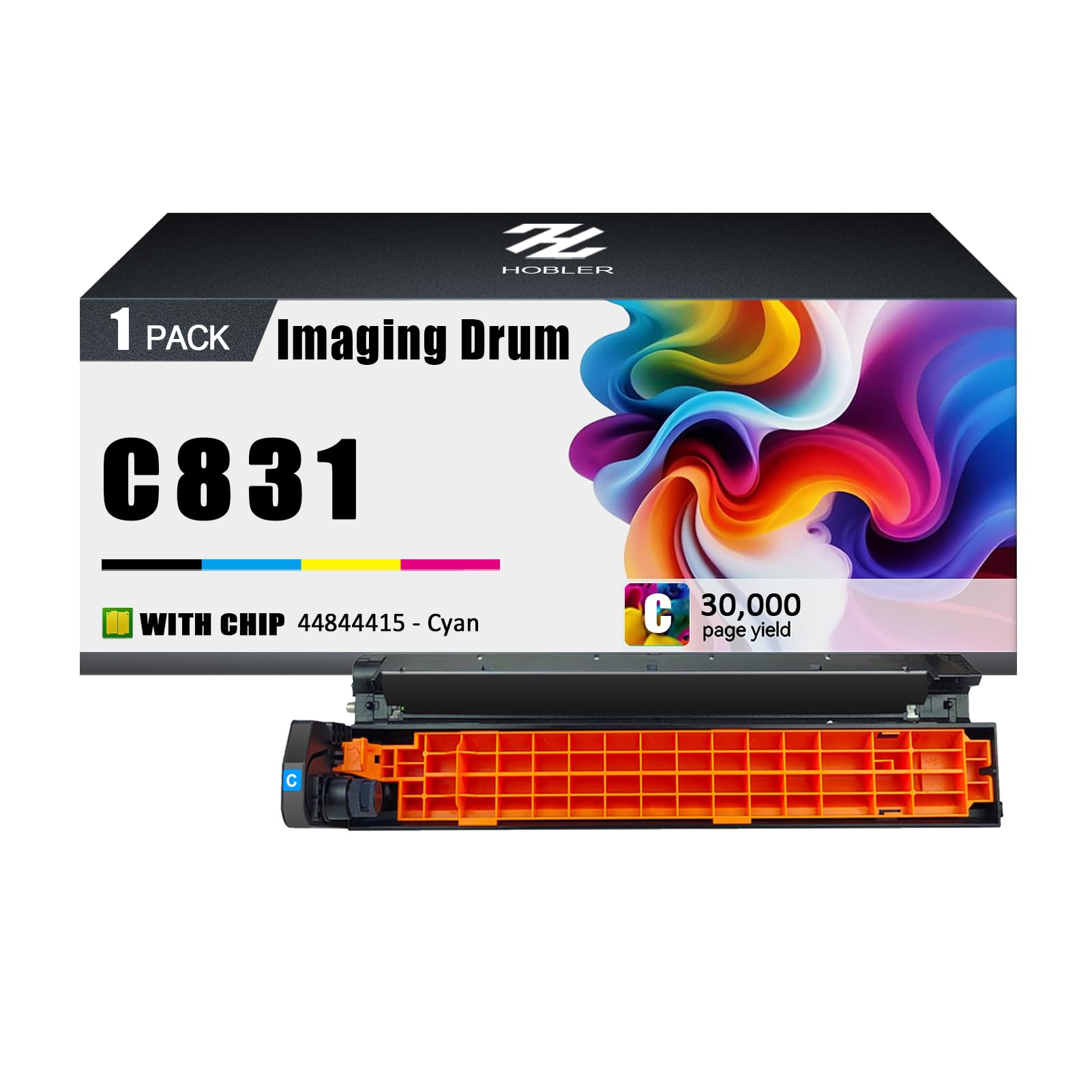 C831 Drum Units Compatible for OKI 44844415 Cyan Imaging Drum Unit Work for OKI C831 C831dn C831n MC873 MC873dn MC873dnc MC873dnx Printers