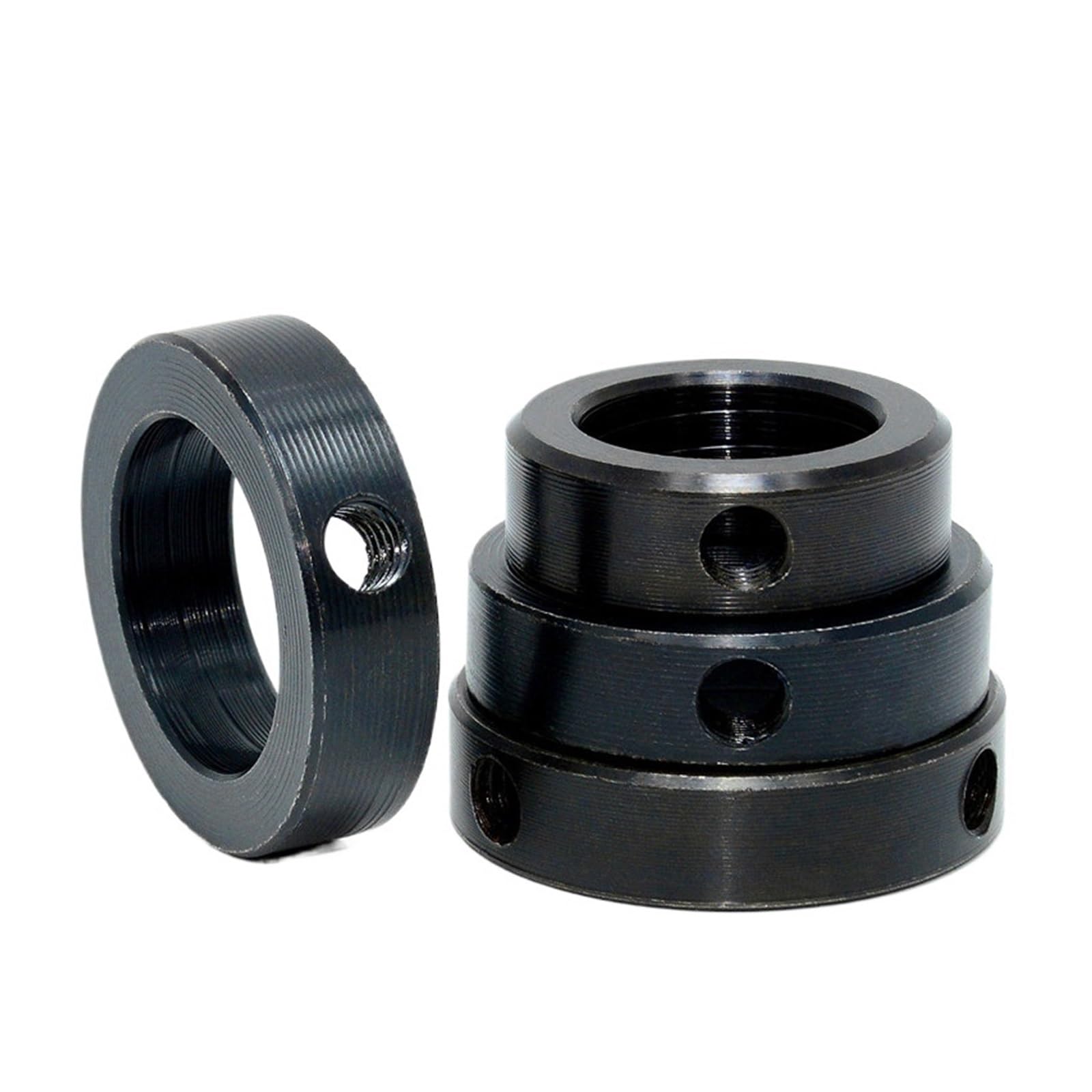 Jeu de bagues fixes, Type de vis, localisateur d'arbre, collier d'arrêt, acier au carbone anodisé, diamètre 3 à 100mm, 1 pièce(30-45-12)