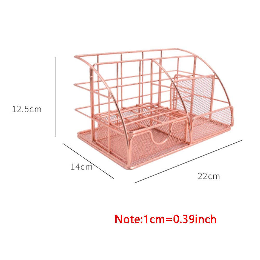 Vassoio per File Impilabile, Ripiano in Metallo per Organizer da Tavolo con Cassetto Scorrevole e Supporto per Lettere, Decorazione per Ambienti Acquatici per Donne e Ragazze, 8.6x5.5x4.9 Pollice