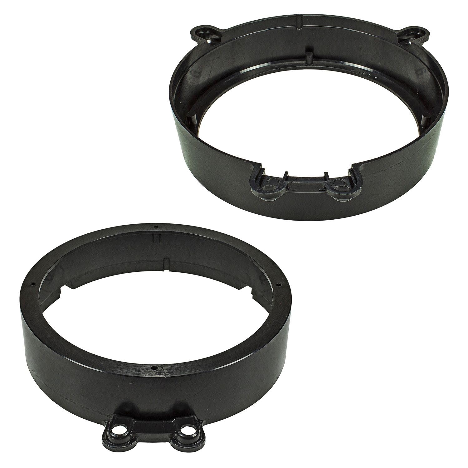 tomzz Audio 2834-011 Anneaux de Haut-parleurs Adaptateurs Supports compatibles avec Mercedes Classe C W203 Porte Avant pour Haut-parleurs DIN 165mm