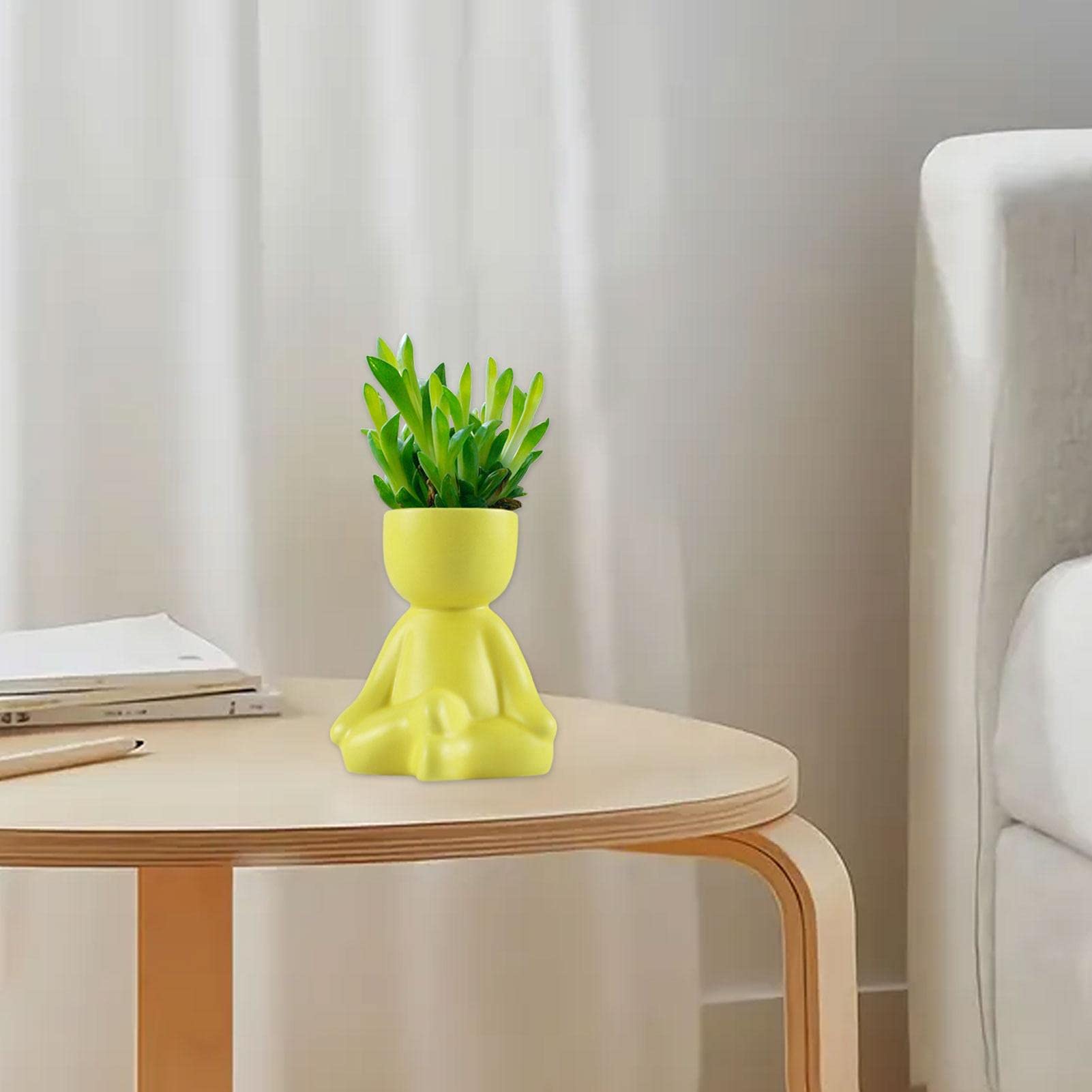 EESLL Vaso succulento in ceramica,Piccoli vasi da fiori vasi di