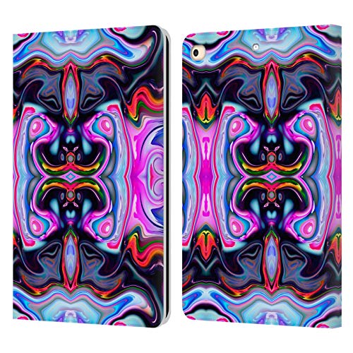 Étui iPad 9.7 portefeuille en cuir Haroulita Kaléidoscope pour modèles 2017 et 2018