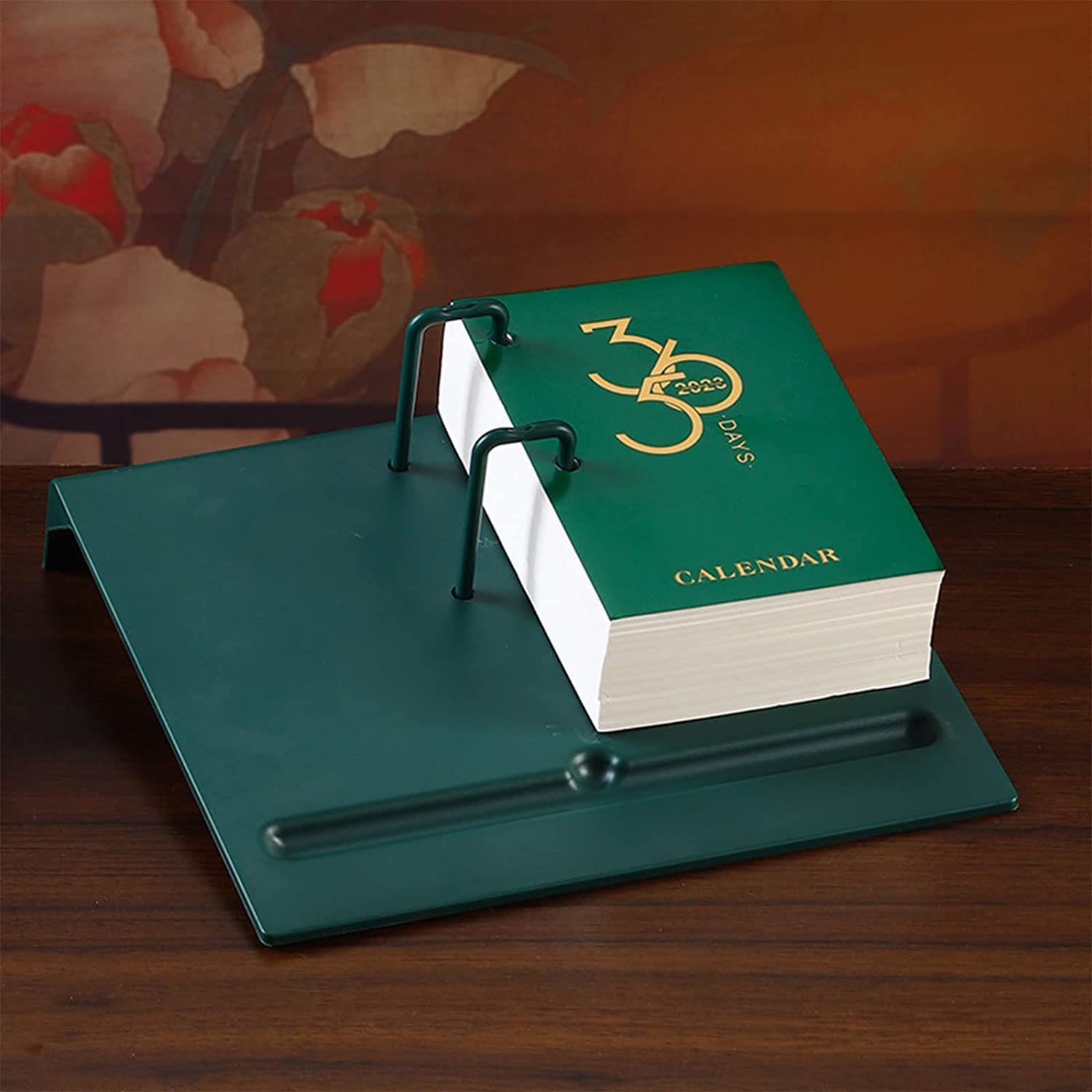 OLOTU Calendario Calendario de Escritorio 2023, planificador de Calendario de Mesa de página de Calendario de Escritorio con área de Notas, Calendario abatible con Soporte de acrílico Planificado