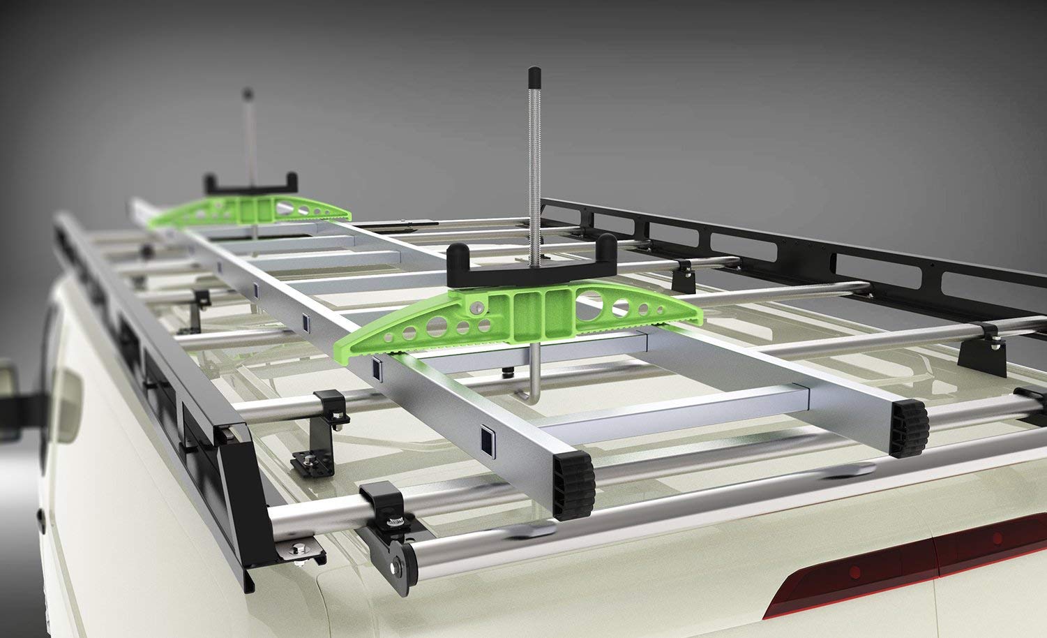 Van Ladder Clamps EasyClamps Clamp ladders safe to roof rack bars